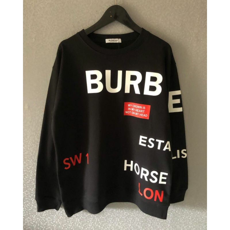 SWEATER CREWNECK BURBERRY SWEATER PREMIUM like ORIGINAL MIRROR 1:1 UNISEX