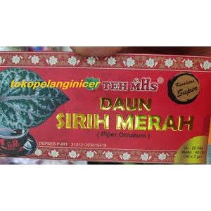 MHS TEH DAUN SIRIH MERAH Isi 20bks