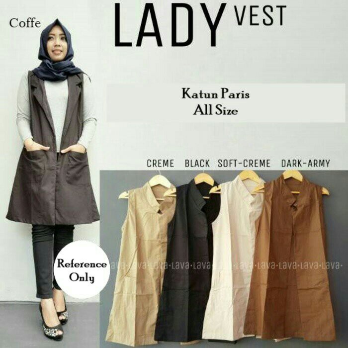 rompi Baju AtasanBaju MuslimBaju Wanita Lady Vest