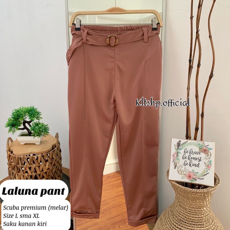 LALUNA PANT/CELANA KERJA/CELANA SCUBA/SCUBA PANT