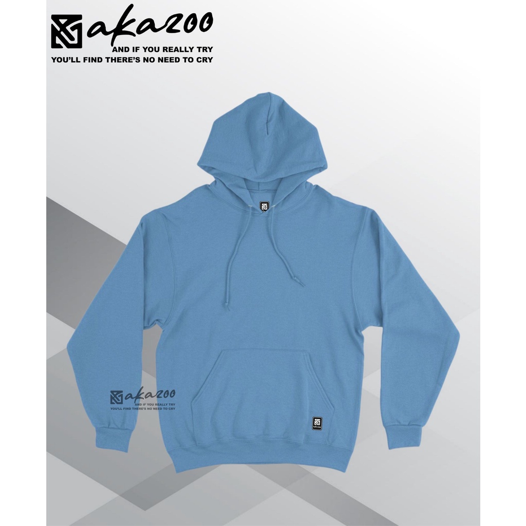 hoodie pria polos premium AKAZOO warna biru muda sweater oversize pria distro keren hudie pria wanita distro bandung switer premium pria distro original jamper cowok jumbo xxl sweater pria distro murah terlaris 2022 unisex akazoo official