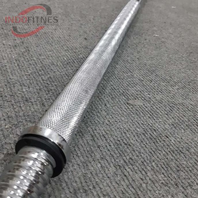 STICK SOLID DUMBEL 200CM CHROME BAR STIK BARBEL PANJANG LURUS GYM