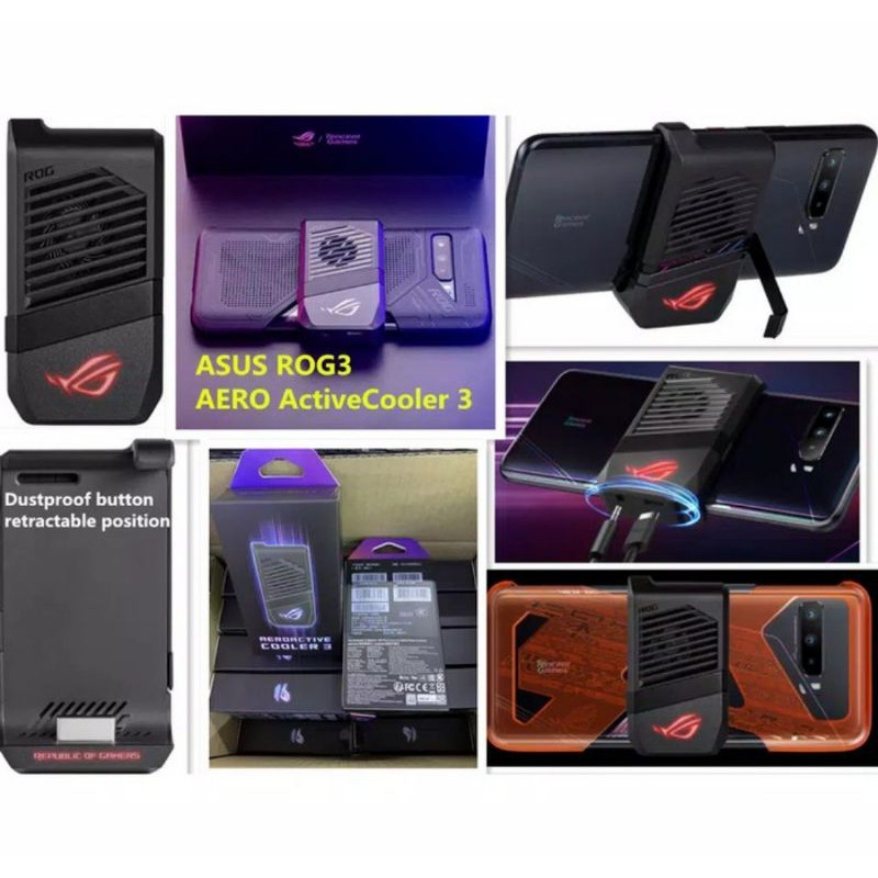 ASUS ROG Phone 3 Neon Aero case official ASUS ROG Innovations-shop Casing Sarung HP