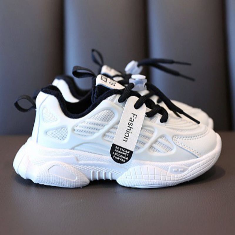 Qeede_Store Sepatu FASHION Non LED Casual Import Size 26-37 Usia 2,5-10 Tahun