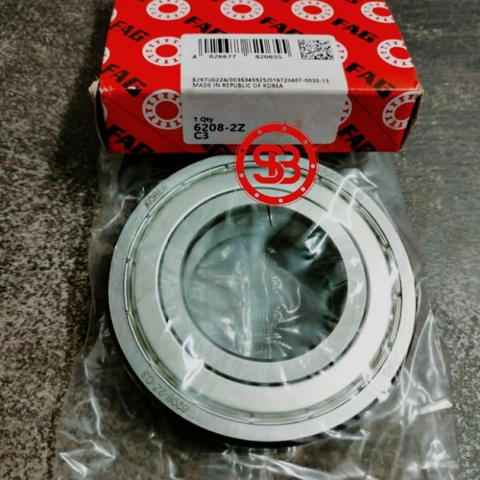 Bearing 6208 ZZ / 6208 ZZ C3 FAG ORIGINAL