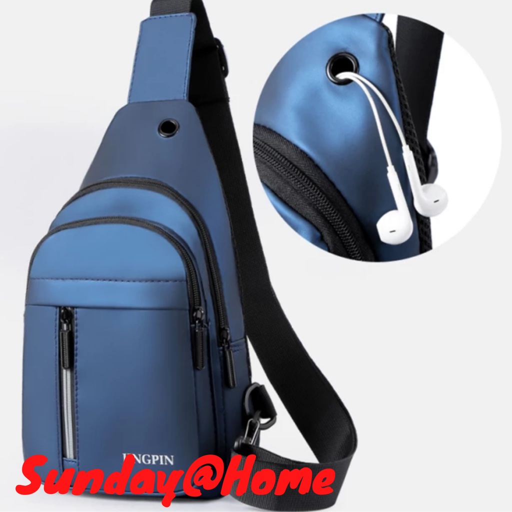 TAS SELEMPANG PRIA SLING BAG JINGPIN IMPORT TERMURAH