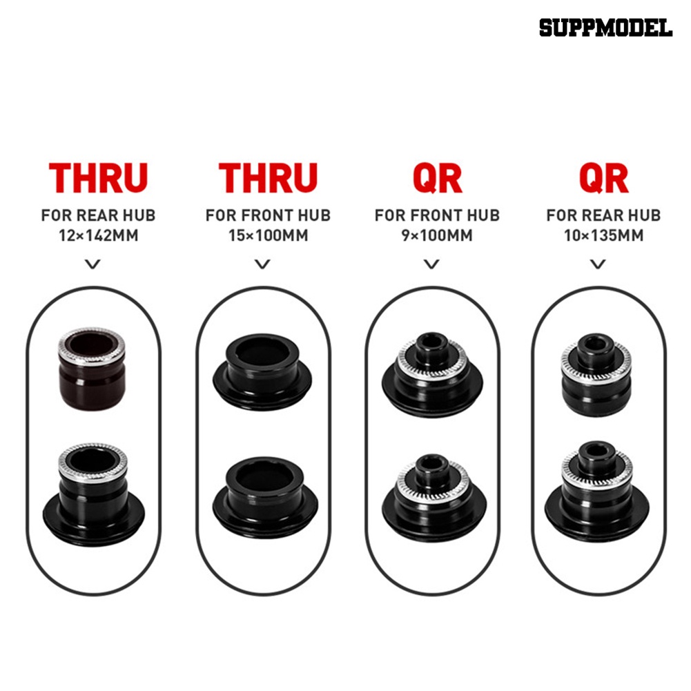 1 Pasang Tutup Hub Depan / Belakang Sepeda MTB QR THRU Untuk Koozer XM490 480 470