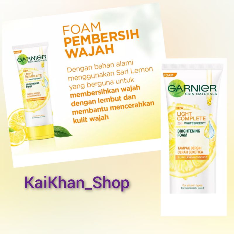 GARNIER Facial Wash [ 100ml ]