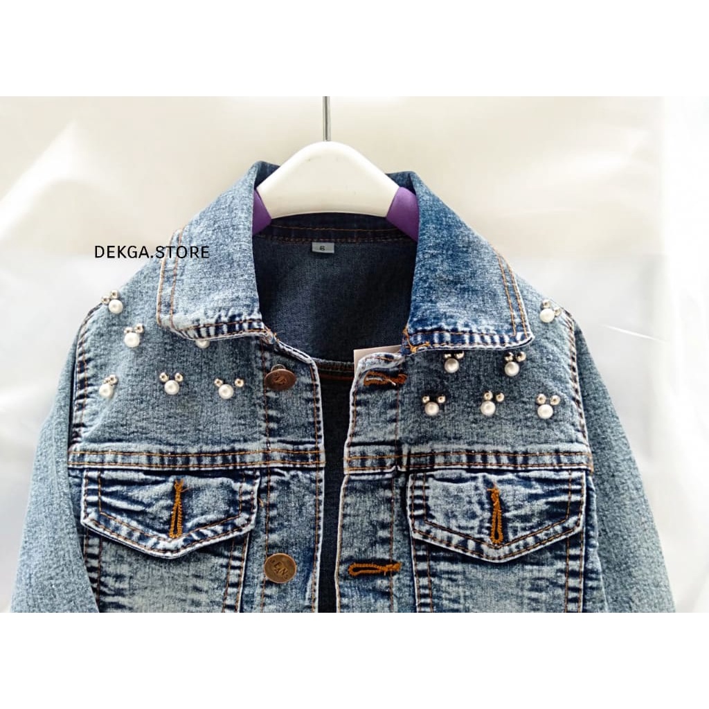 JAKET ANAK JEANS SNOW MUTIARA