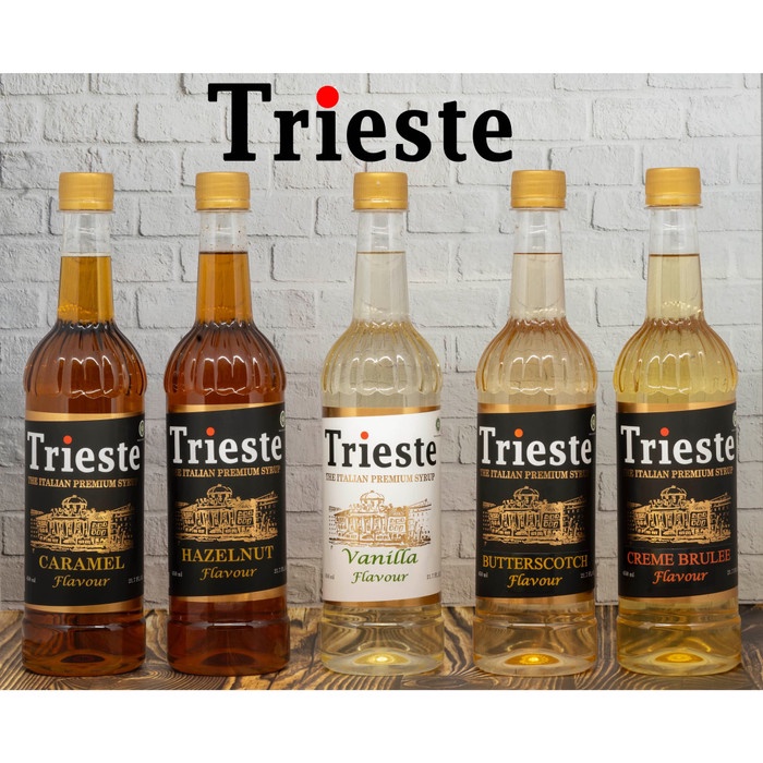 

201nhgg Trieste Syrup / Sirup Rasa Vanilla / Tiramisu / Creme Brulee - Vanilla Ds201Fs