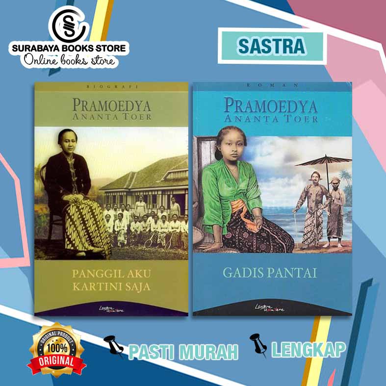 SERI NOVEL PRAMOEDYA ANANTA TOER / GADIS PANTAI/JEJAK LANGKAH/RUMAH KACA/BUMI MANUSIA