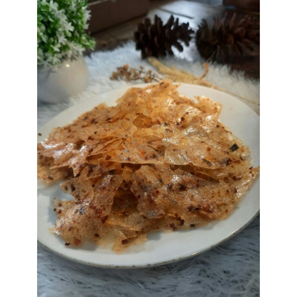 

Keripik kaca ekstra pedas daun jeruk