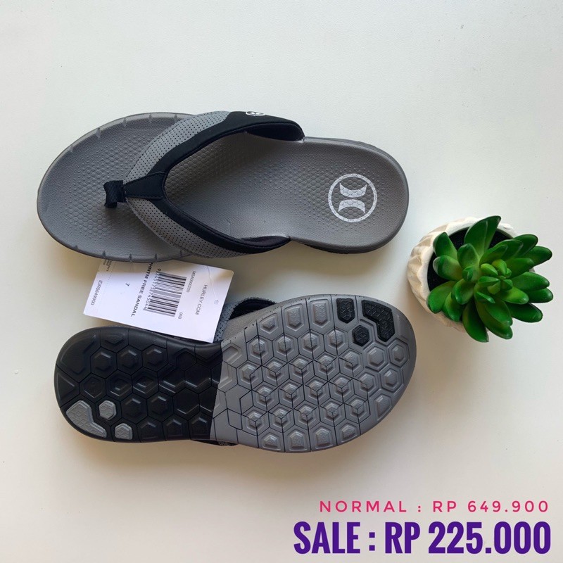 sandal hurley phantom free grey original sale