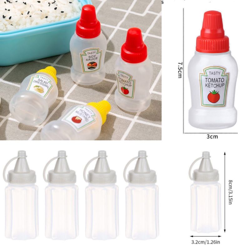 COD Botol saus mini bento / botol mayonaise mini / botol kecap mini