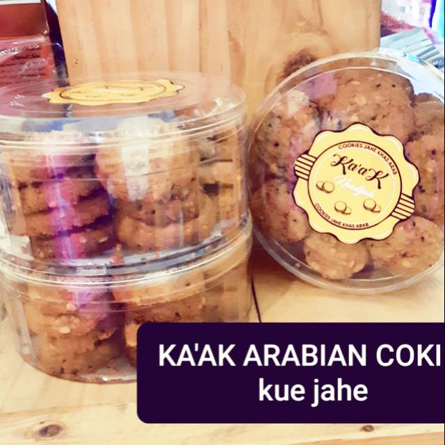 

KAAK PREMIUM /kue Jahe/Arabian cokies+ jinten+ kenari