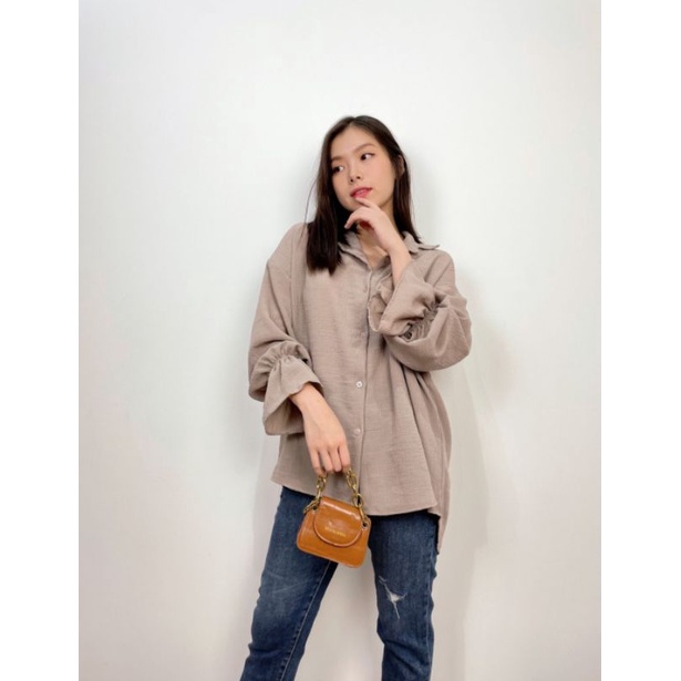 NEW KEMEJA OVERSIZE CRINKLE PREMIUM / KEMEJA OVERSIZE MURAH