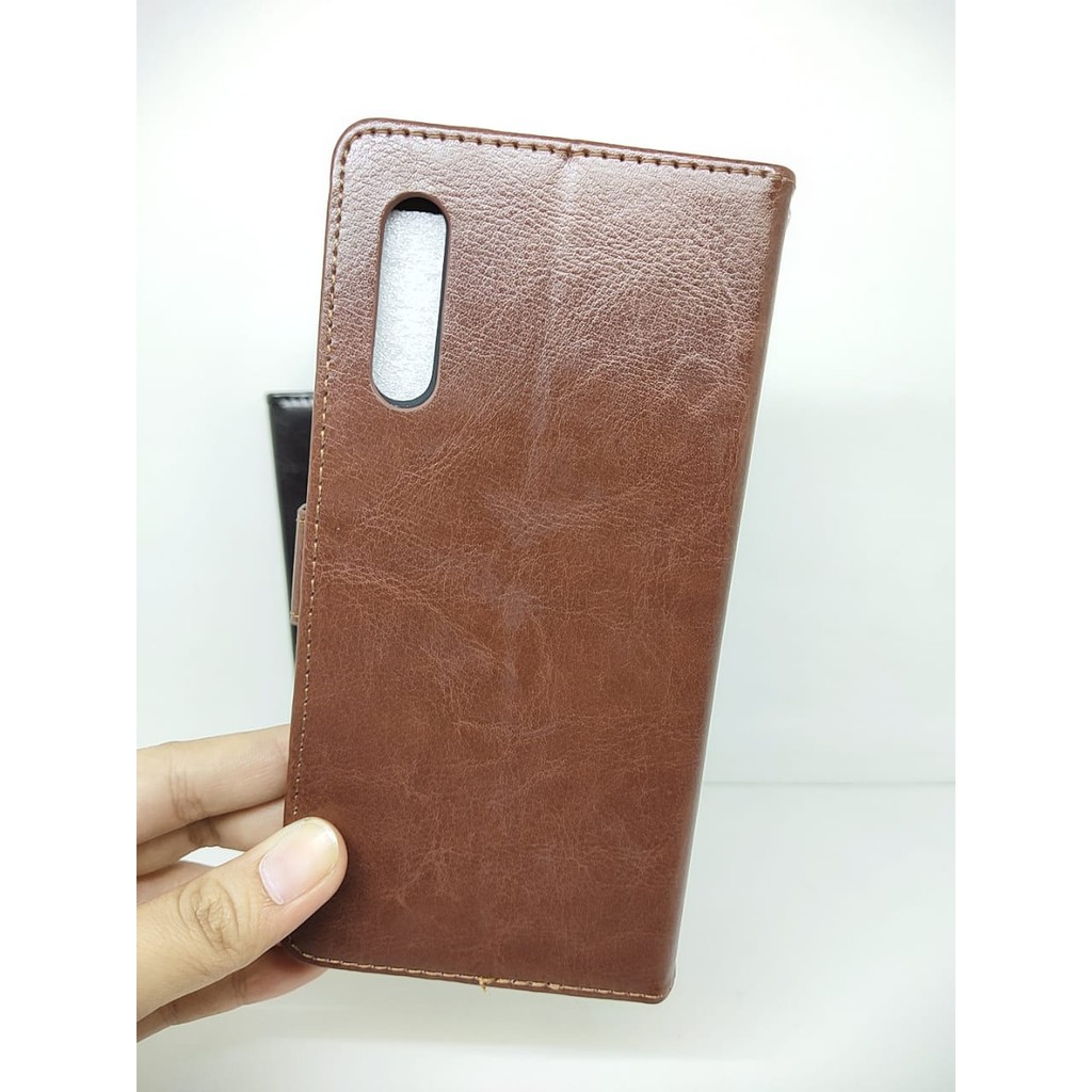 Flip Wallet Samsung A90 A908B 6.7 inchi Flip Cover Leather Sarung HP Kulit