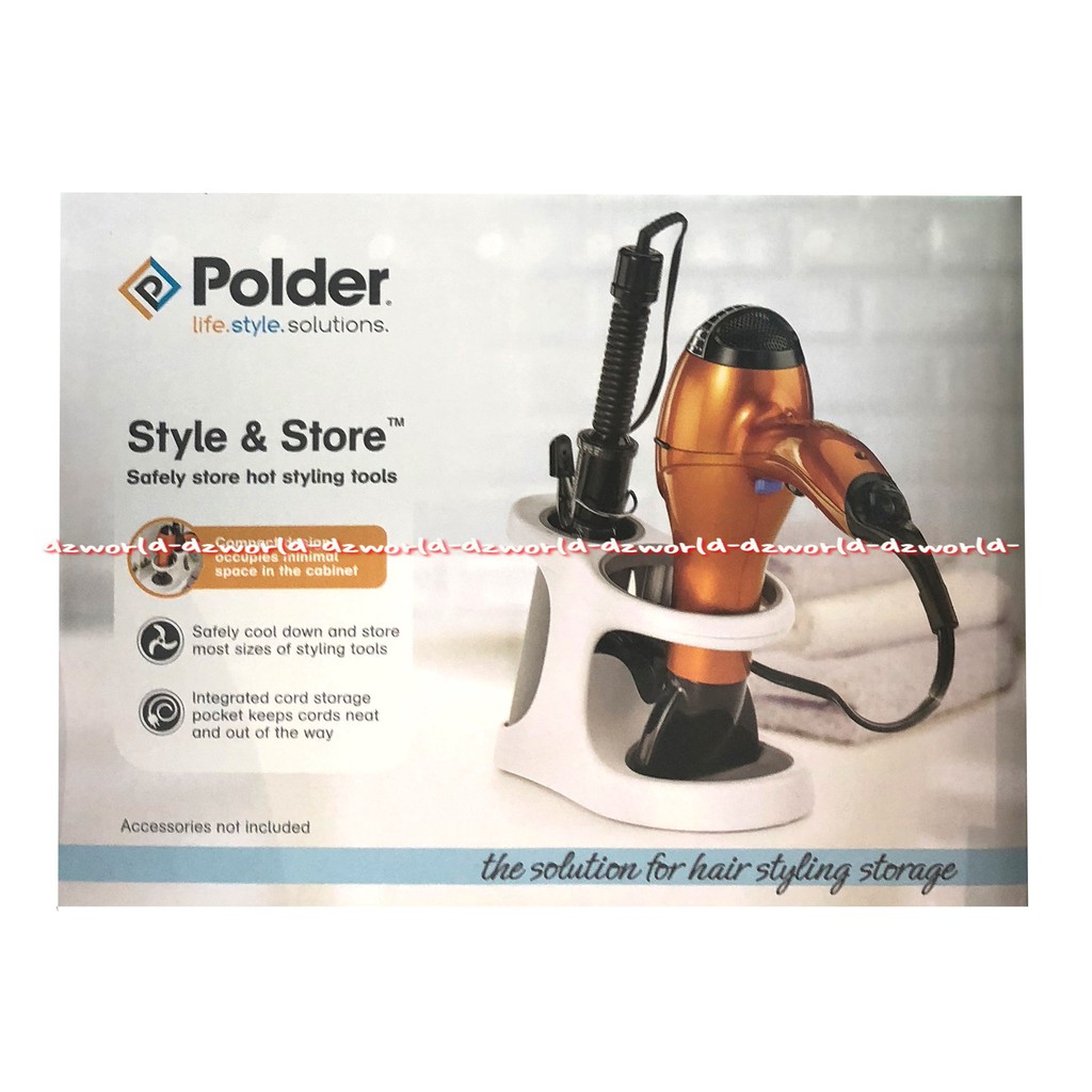 Polder Style Store The Solution For Hair Styling Storage Tempat Alat Penataan Rambut