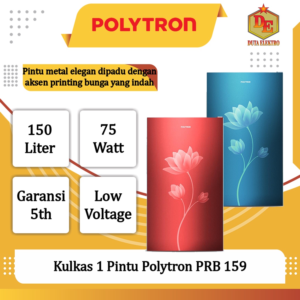 Kulkas 1 Pintu Polytron PRB 159