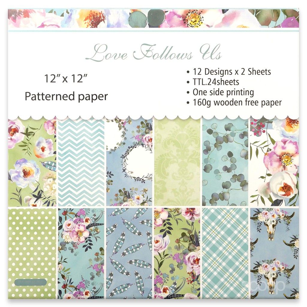 

Scoop SCRAPBOOK PAPER 30.5x30.5cm Flower 63090904