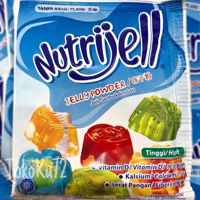 

Nutrijell Jelly Plain 15 gr per box isi 12 pcs