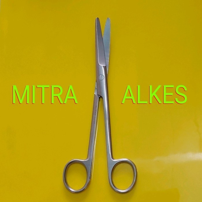 Gunting Mayo Bengkok 14cm. MAYO Scissors Curved 14 cm. Gunting IUD 14cm.