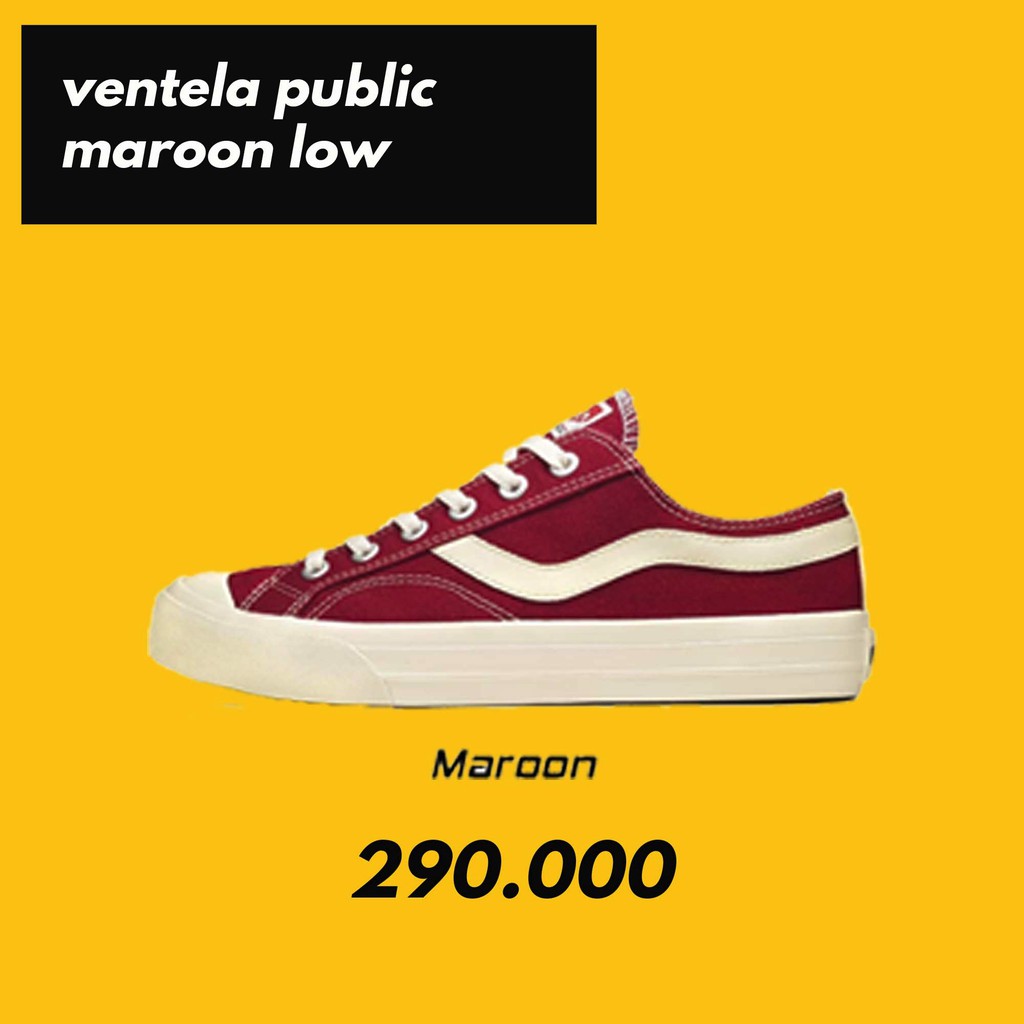 Vantela Public Maroon Low