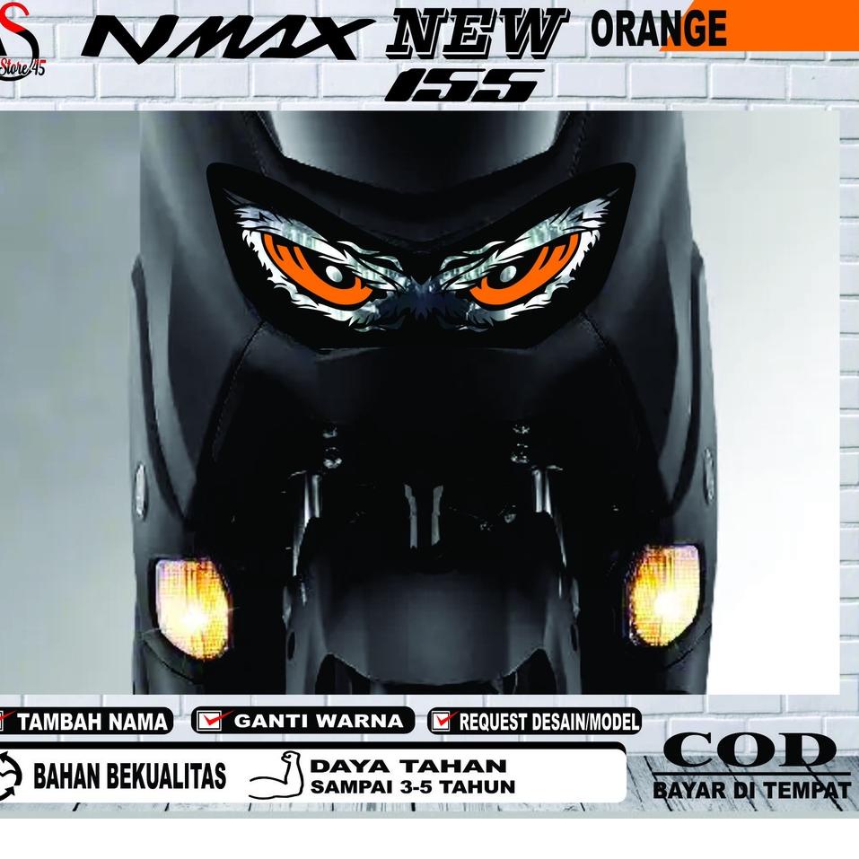Cutting Sticker Mata Elang Lampu Nmax New, Stiker Variasi Lampu Yamaha nmax New ( Nmax New Tahun 202