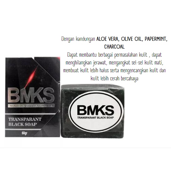 KINDSTORE❤ | Sabun BMKS WHITENING BLACK SOAP BPOM ORIGINAL