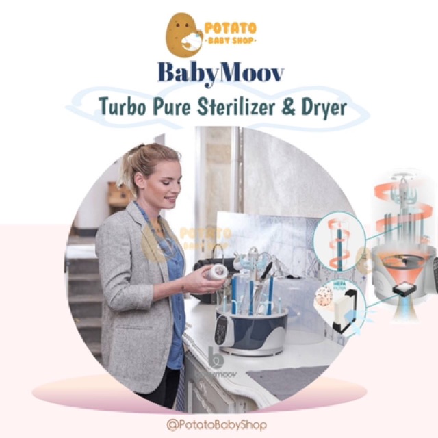 Babymoov - Turbo Pure Sterilizer &amp; Dryer