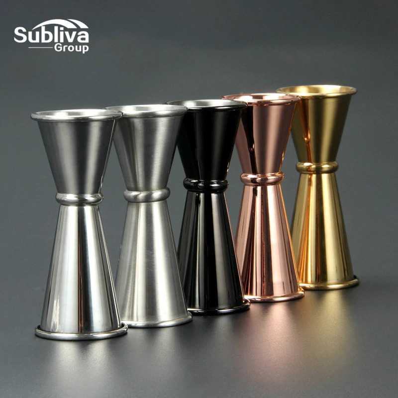 (BISA COD) RVOSTR Subliva Gelas Ukur Bartender Cocktail Measuring Jigger 20ml 40ml