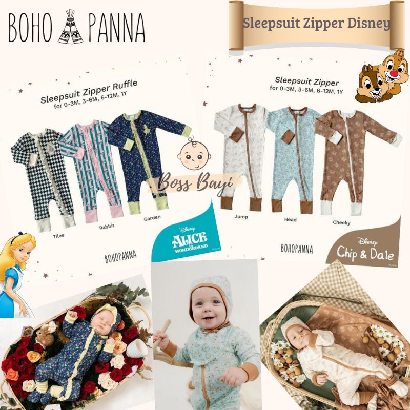 BOHOPANNA - Sleepsuit Disney / Jumper Panjang Bayi