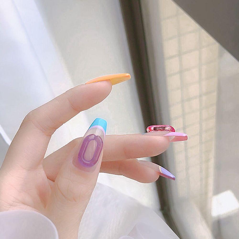 MXBEAUTY Nail Art Cincin Gesper Es Melalui Pesona Vintage DIY Hiasan Kuku