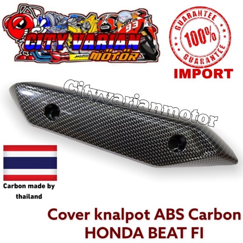 Tutup Knalpot Carbon Karbon Beat Fi