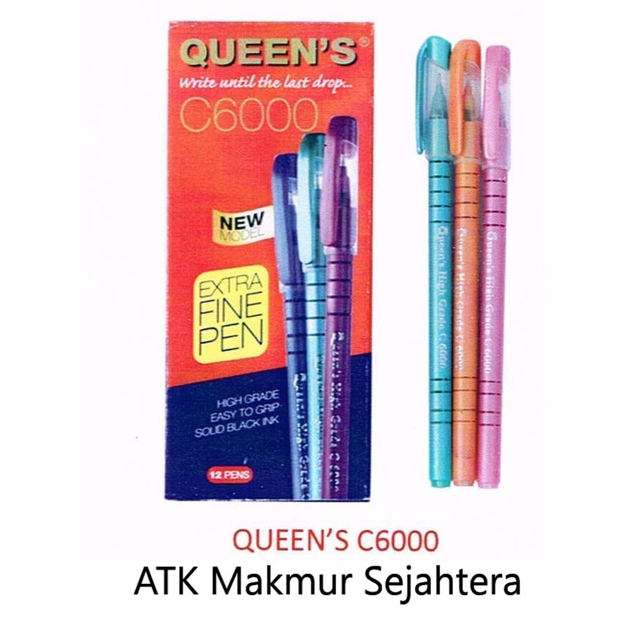 

Pulpen / Ballpoint Faster Queen C6000 (12pcs)