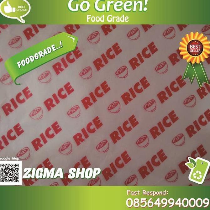 

Ready Stok Kertas Nasi Cetak Logo 22x27 KFC Paper Warp laminasi Terlaris
