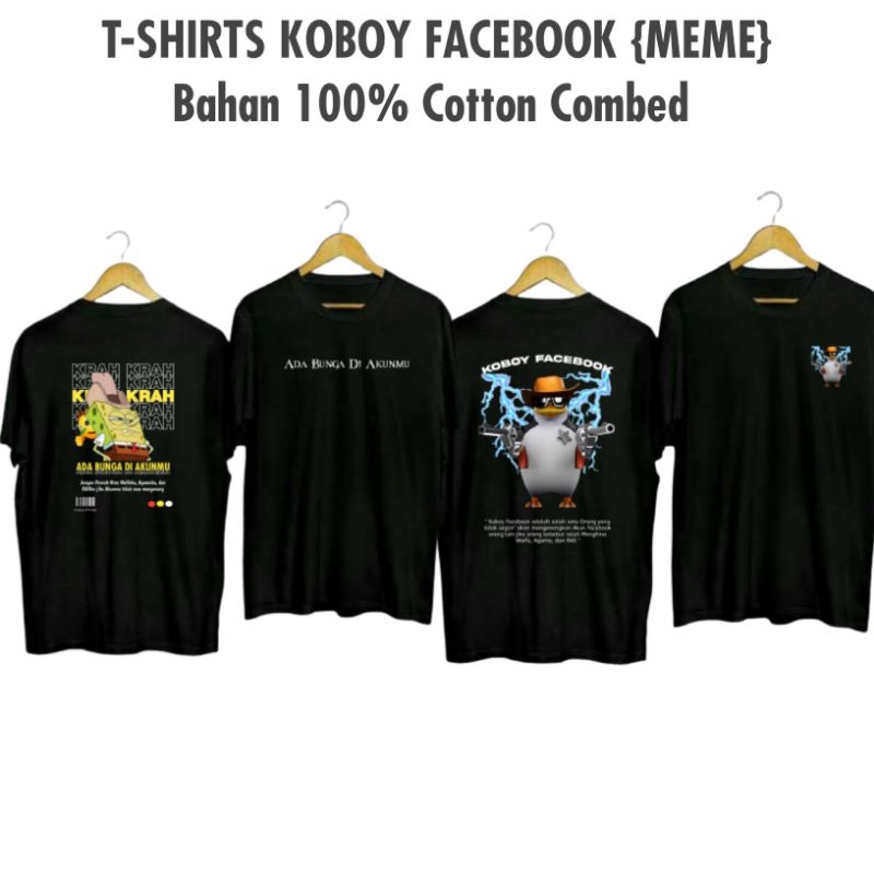 Baju Meme Koboi Facebook/Kaos Meme
