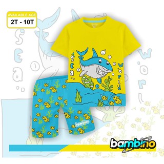  KAOS  SETELAN ANAK  COWOK BAMBINO  SIZE 2 10 TAHUN Shopee 