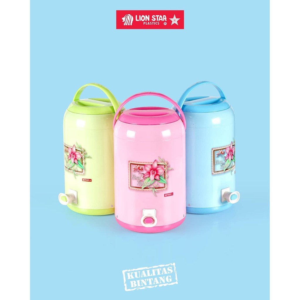 Termos Air Panas Lion Star Blue Sky Drink Jar 3liter D-17 Dispenser Minum Jumbo Cooler Piknik Murah