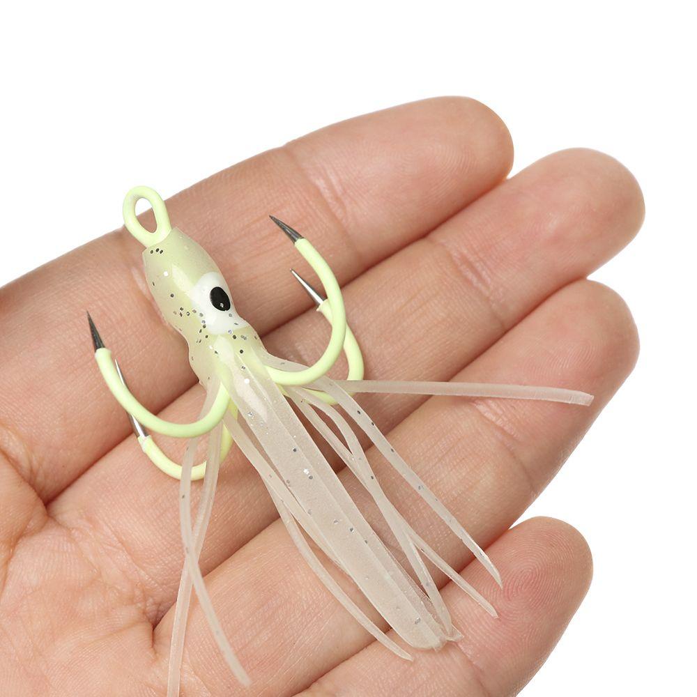 Suyo 1pc Umpan Pancing Bentuk Gurita Ukuran 6-6.2cm