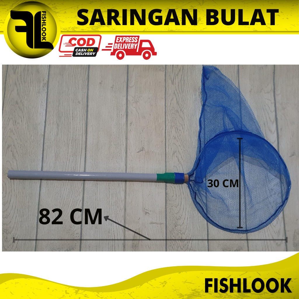 Seser Jumbo Gagang 82 CM Kayu BESAR SARINGAN IKAN KOI IKAN HIAS