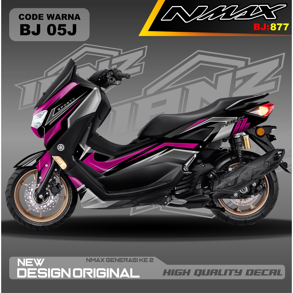 STIKER DECAL NEW NMAX FULL BODY BLOK KESELUAN MOTOR / DECAL FULL BODY NMAX / DECAL STIKER FULL BODY NMAX / stiker decal nmax terbaru