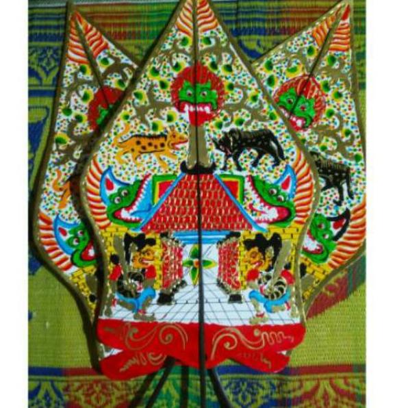 Top Produk.. Wayang kulit kertas mainan Gunungan Kayon