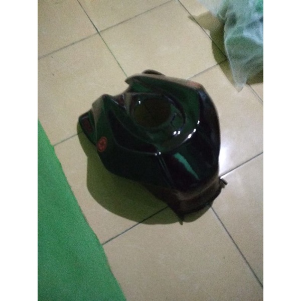 Jual Cover Tengki Kondom Tengki Yamaha Vixion Nvl Nva Model Cbr Rr Hitam Kilat Polos Shopee