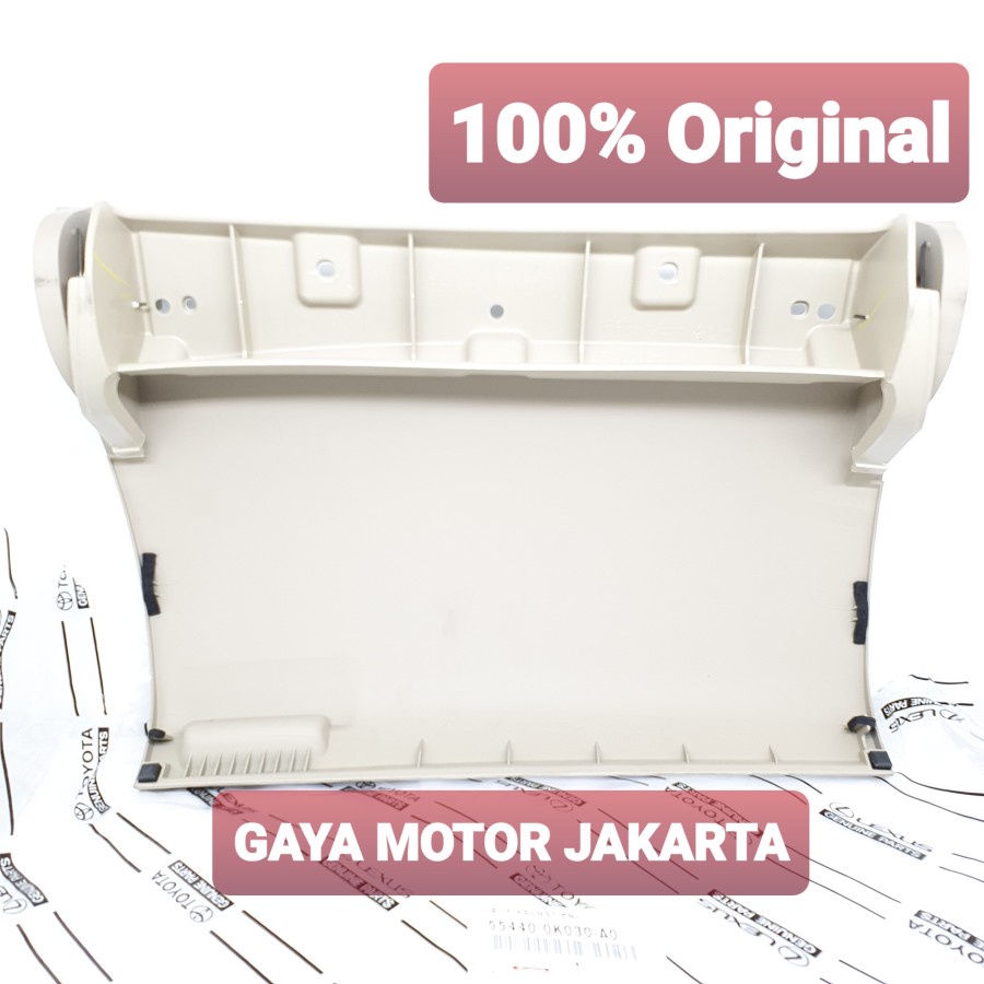 Cover Laci Atas - Cover Laci Dashboard Atas - Tutup Laci Atas Dashboard Toyota Innova 2004-2015 Cream 55440-0K030-A0 ORIGINAL