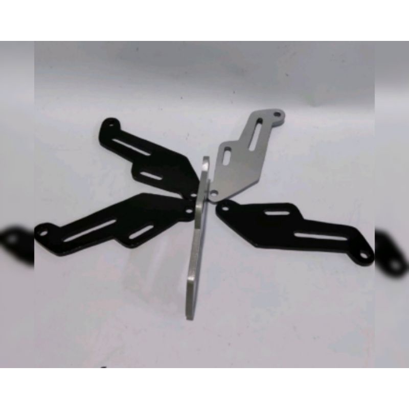 Braket step belakang UB satria Fu/ Sonic plat besi