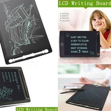 

➷ LCD Drawing Board Writing Tablet Drawing Pad Papan Tulis LCD 8.5 inch - Hitam ♠