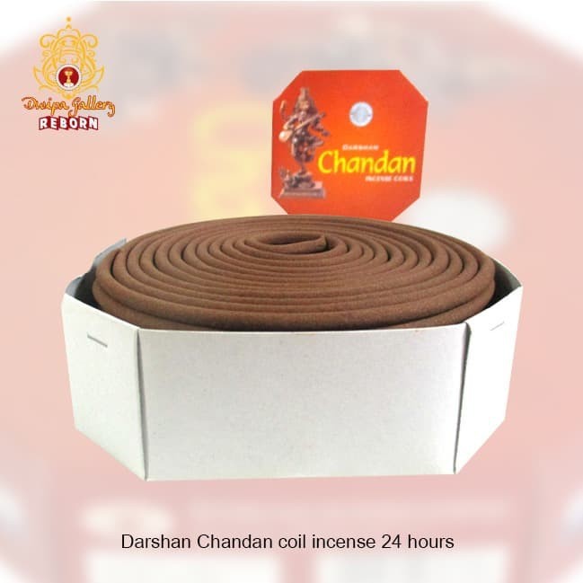 Dupa/ Hio Lingkar Wangi Harum &quot;Darshan&quot; Chandan Coil Incense 24 hours