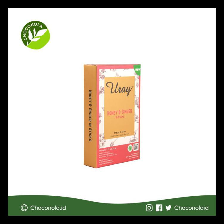

Pasti Murah Uray Stick Honey Ginger Madu Jahe Sachet 120Gr