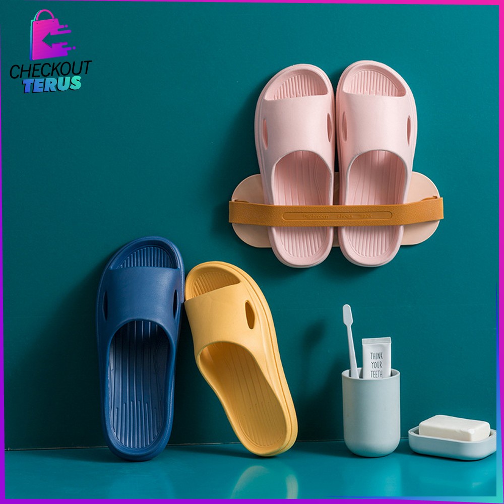 CT S53  Sandal Rumah Slipper Wanita Selop EVA Empuk Slip On Jelly Sandals Unisex Slip On Kamar Mandi Rumahan